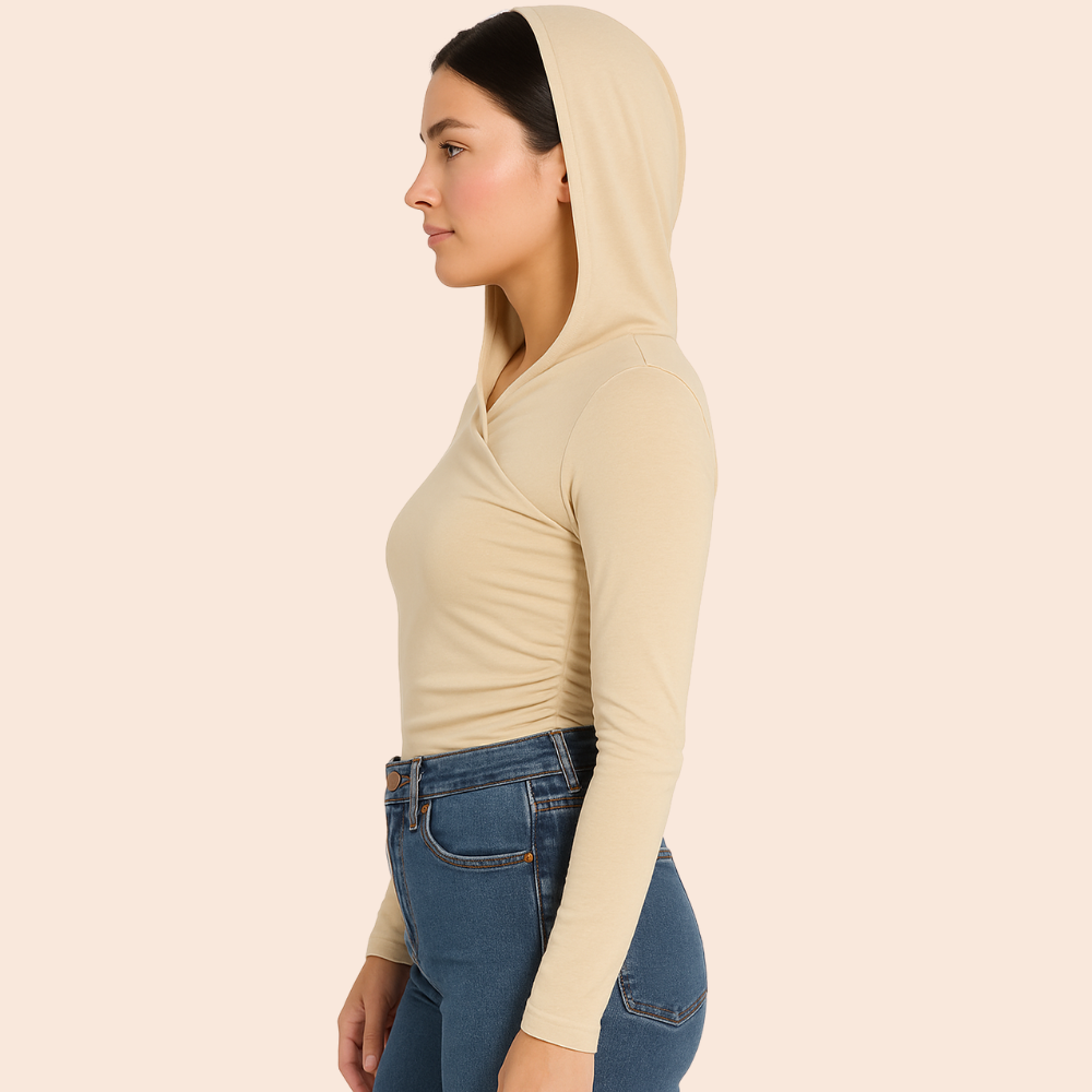 Hooded Long-Sleeve Top