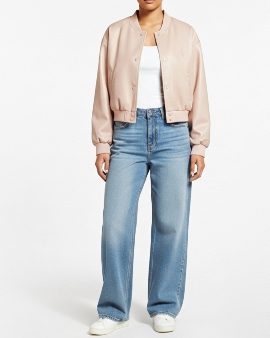 Premium Cropped Leather Jacket - Multiple Colors Available