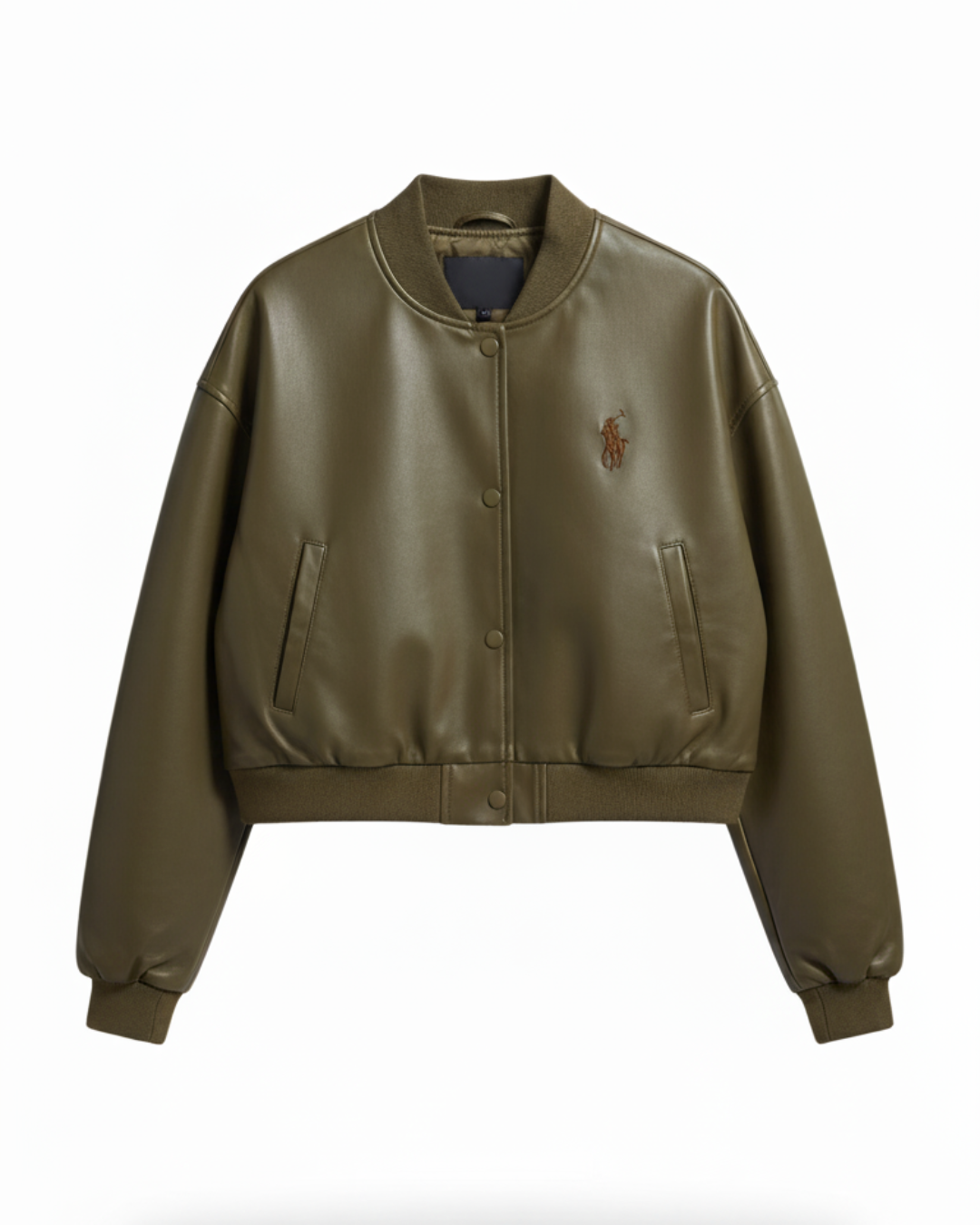 Premium Cropped Leather Jacket - Multiple Colors Available